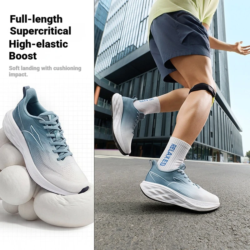 361 Degrees Refresh Men's Casual Running Shoes Mesh Breathable Comfortable Broadened Vamp Male Walking Sneakers 672622225 view 4