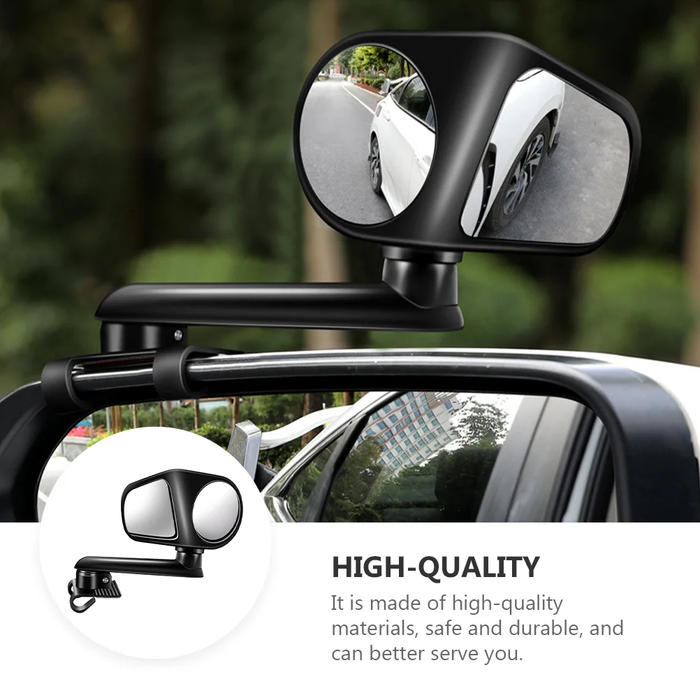 

High Quality Car Rearview Mirror Self Adhesive Secure Fit Rotatable Blind Spot Mirror for Safer Driving Experience