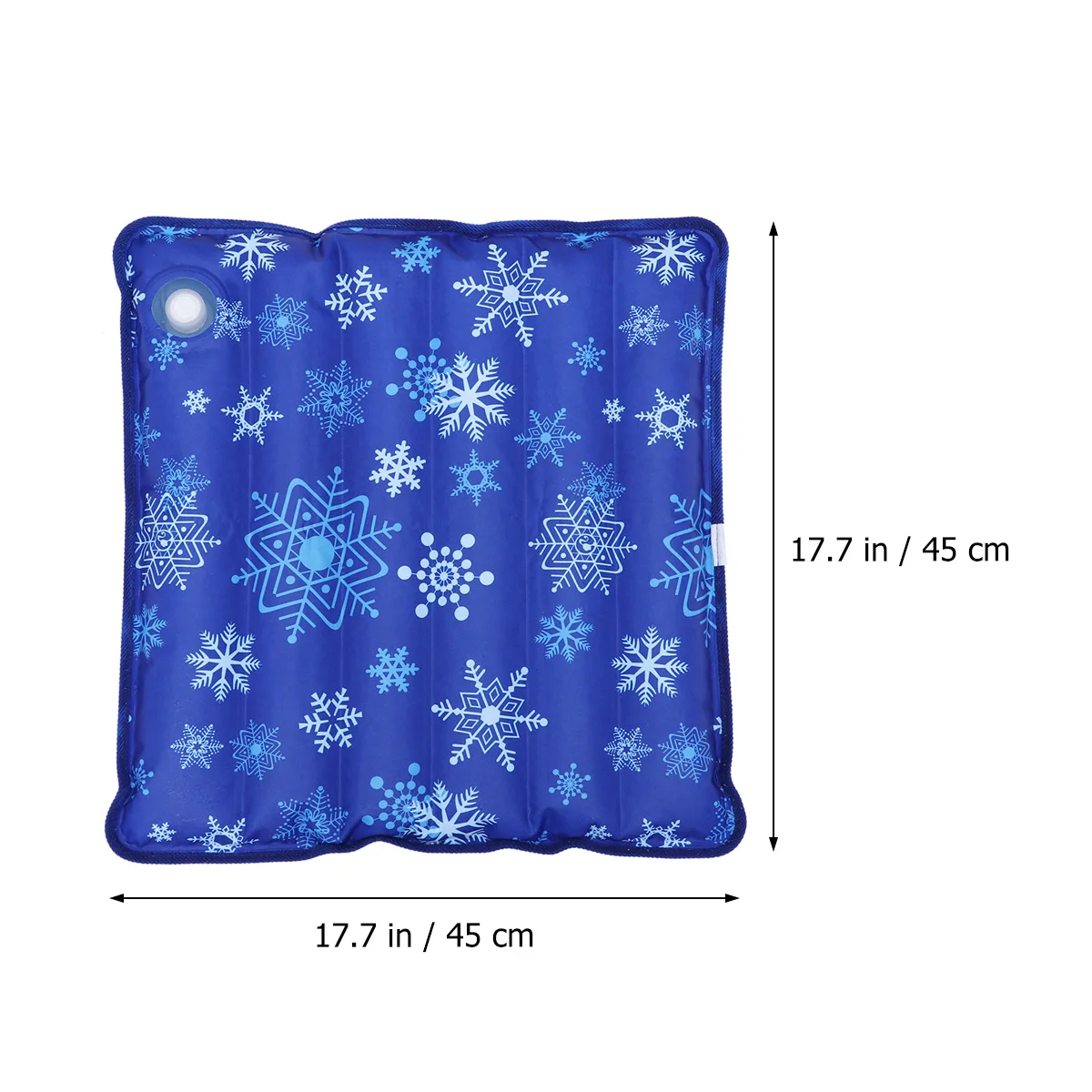 

1Pcs Car Summer Cushion Cool Mat Snowflake Pattern 45x45cm Cool Seat Pad Comfortable Breathable Car Cushion