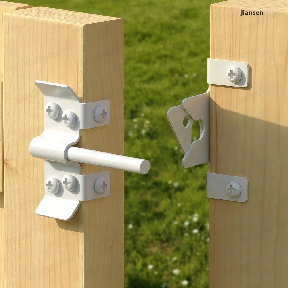

1pc Stainless Steel Garden Fence Gate Hinge For Wood PVC Metal Doors Garden Door Hardware Accessories Simple Installation