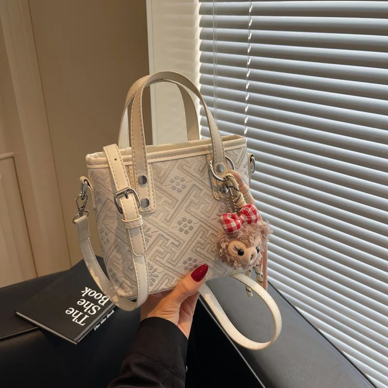 2025 Новые популярные маленькие сумки, женская мода, сумка через плечо на одно плечо, портативная сумка-ведро