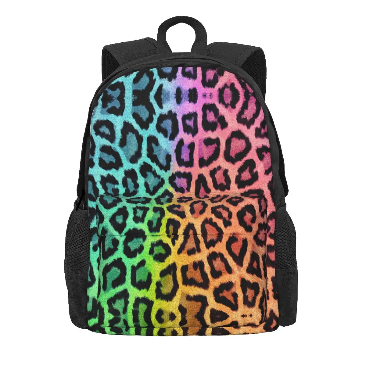 

Рюкзак женский с леопардовым принтом, модная школьная сумка для студентов, меховой водонепроницаемый детский дорожный ранец на плечо