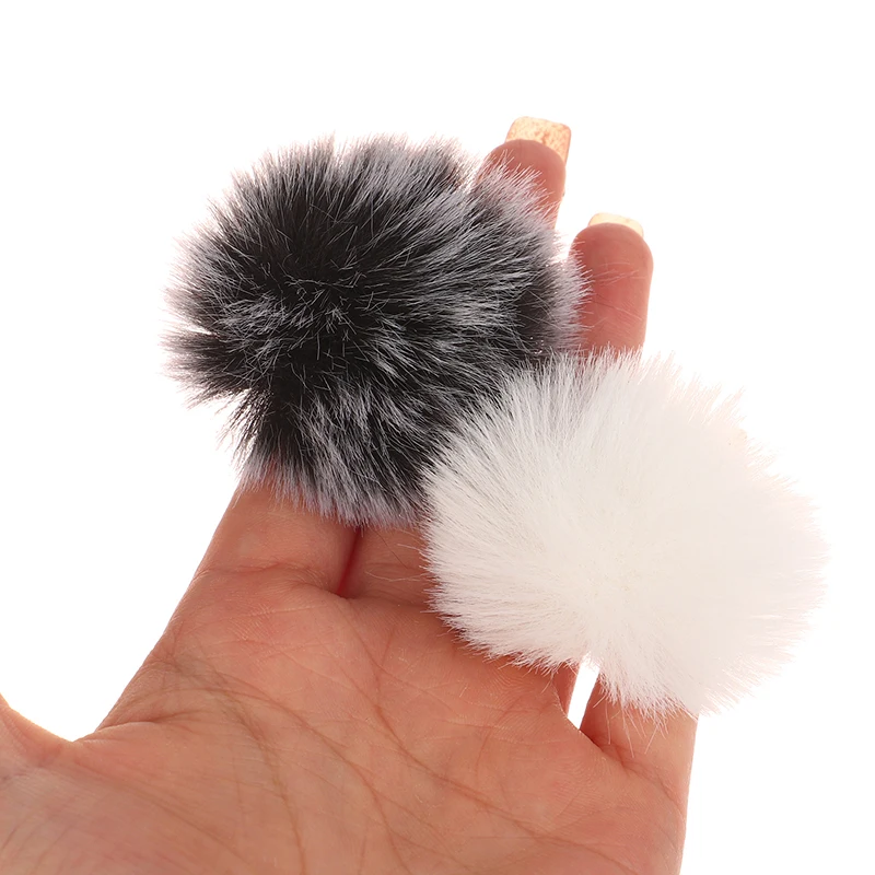 Universal Lapel Mic Furry Windscreen Fur Windshield Wind Muff  Comfortable Lapel Lavalier Microphones Cover