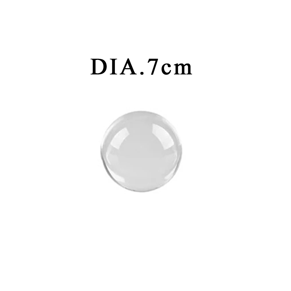

Half Sphere Ball K9 Crystal Glass Transparent Semicircle Solid Ball DIA. 7cm