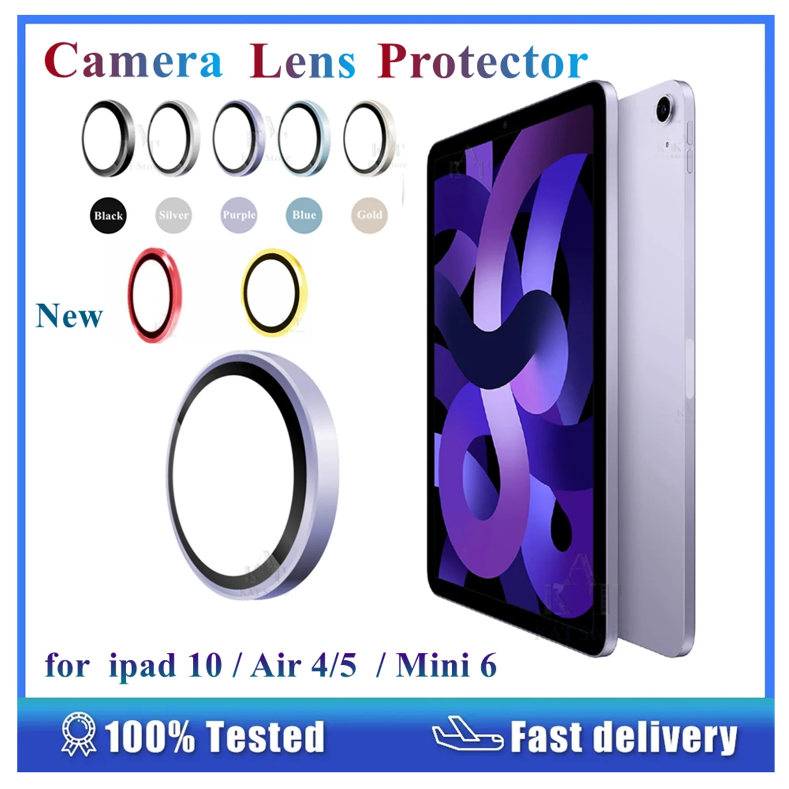 1Pcs Back Camera Lens Protection Cover Glass Protector For Ipad 10 Air 4 5 Air5 10.9 2020 Mini 6 8.3 2022 Pro 11 12.9 Inch 2018