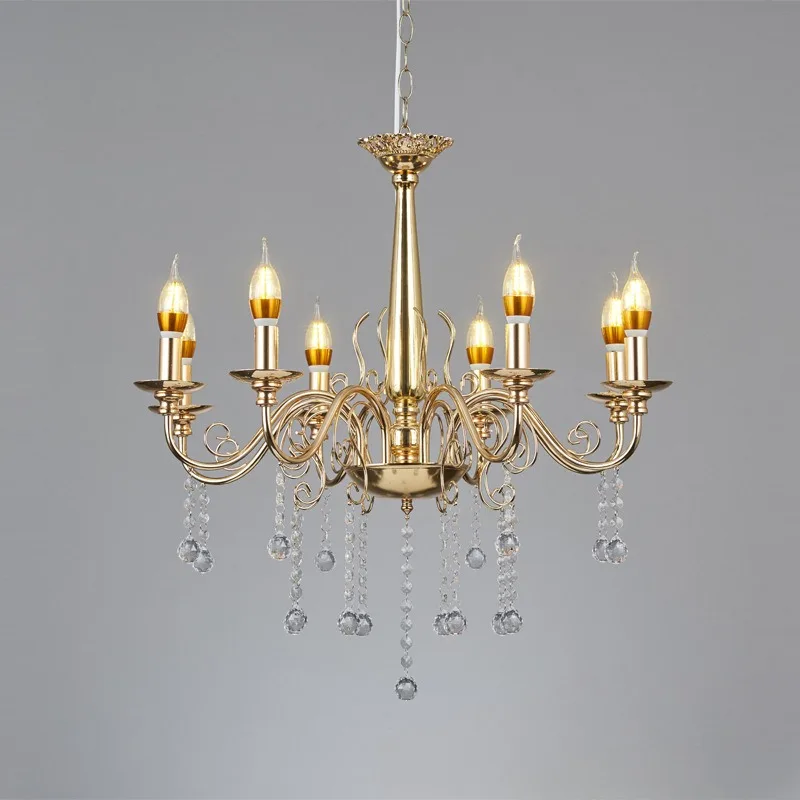 

New European style 8-head chandelier auditorium ceiling stage chandelier