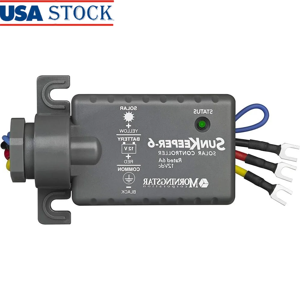 

6A PWM Solar Charge Controller IP65 Solar Panel Regulator 12V Batteries Outdoor Use Easy Installation Longer Battery Life