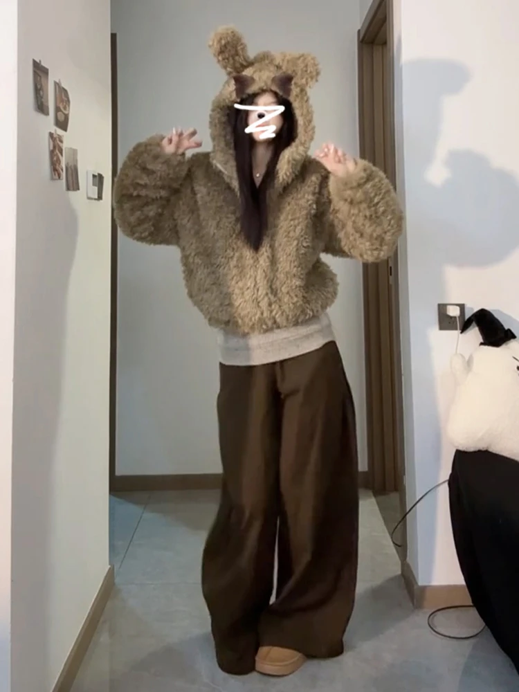 เสื้อคลุมขนแกะวินเทจใหม่ปี 2026 สำหรับผู้หญิง รุ่น Thiened สำหรับฤดูใบไม้ร่วงและฤดูหนาว สไตล์ลำลอง หรูหรา อเนกประสงค์ ใช้เป็นเสื้อคลุมด้านนอกได้ ดีไซน์หวาน พร้อมกระดุม D...