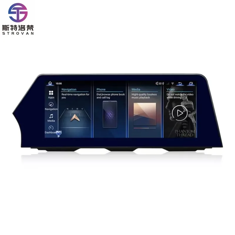 STLF CLRAK For  X5 X6 NBT EVO Original Car Upgrade Android Auto & CarPlay Vehicle-mounted Large-screen Central Control Navigatio