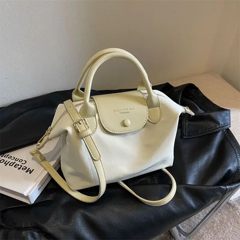 Online Celebrity Handbag Mini - Dumpling Bag Simple Portability Crossbody Bag Fashionable Oxford Cloth Mobile Coin Wallet Female