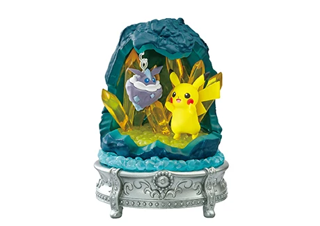 ポケットモンスター フィギュア ラティアス & ラティオス ポケモン 本物のリーメントポケモン宝石コレクション 3 輝く神秘的な奇跡