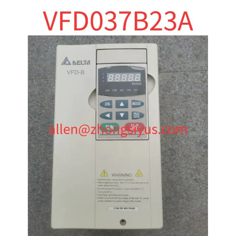 

Second-hand Inverter VFD037B23A，3.7kw，220V