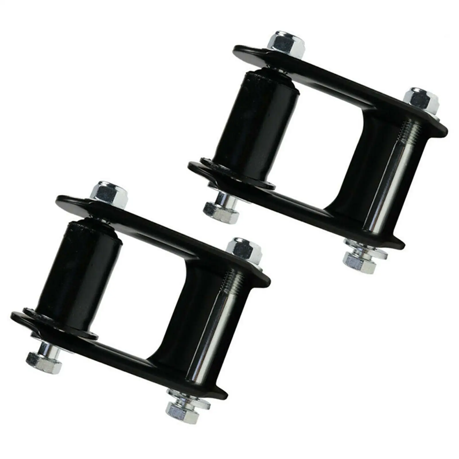 

2x Leaf Spring Shackle Kit Durable Spare Parts Easily Install replacement Chevrolet S10 Pickup Blazer S10 Blazer