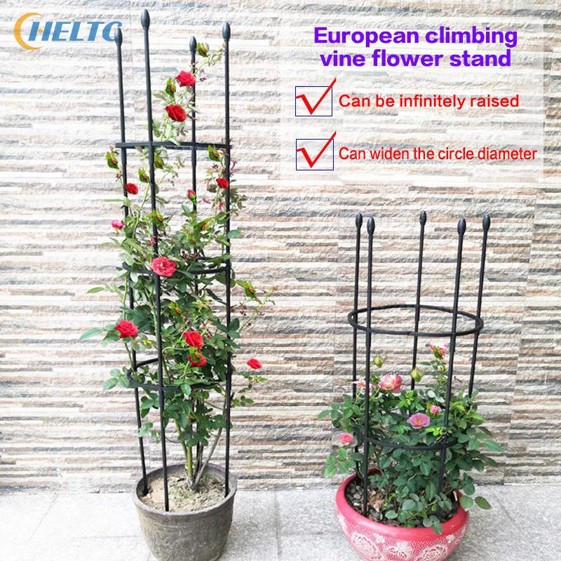 Garden Stackable Vertical Trellis For Growing Indoor Plants And Flowers Climbing Plant Support Rustproof Pea Frame Tomato Cage