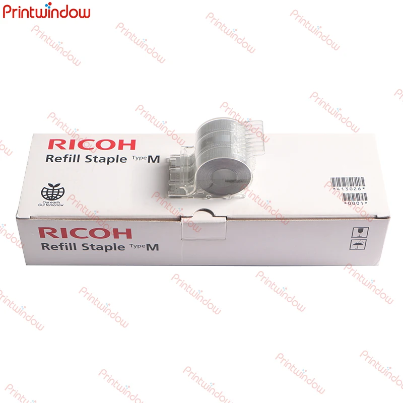 413026 Staple Type M Original for Ricoh SR4110 SR5000 SR5020 SR5030 SR5040  SR5050 SR5060 Staple Cartridge 1 Box of 5