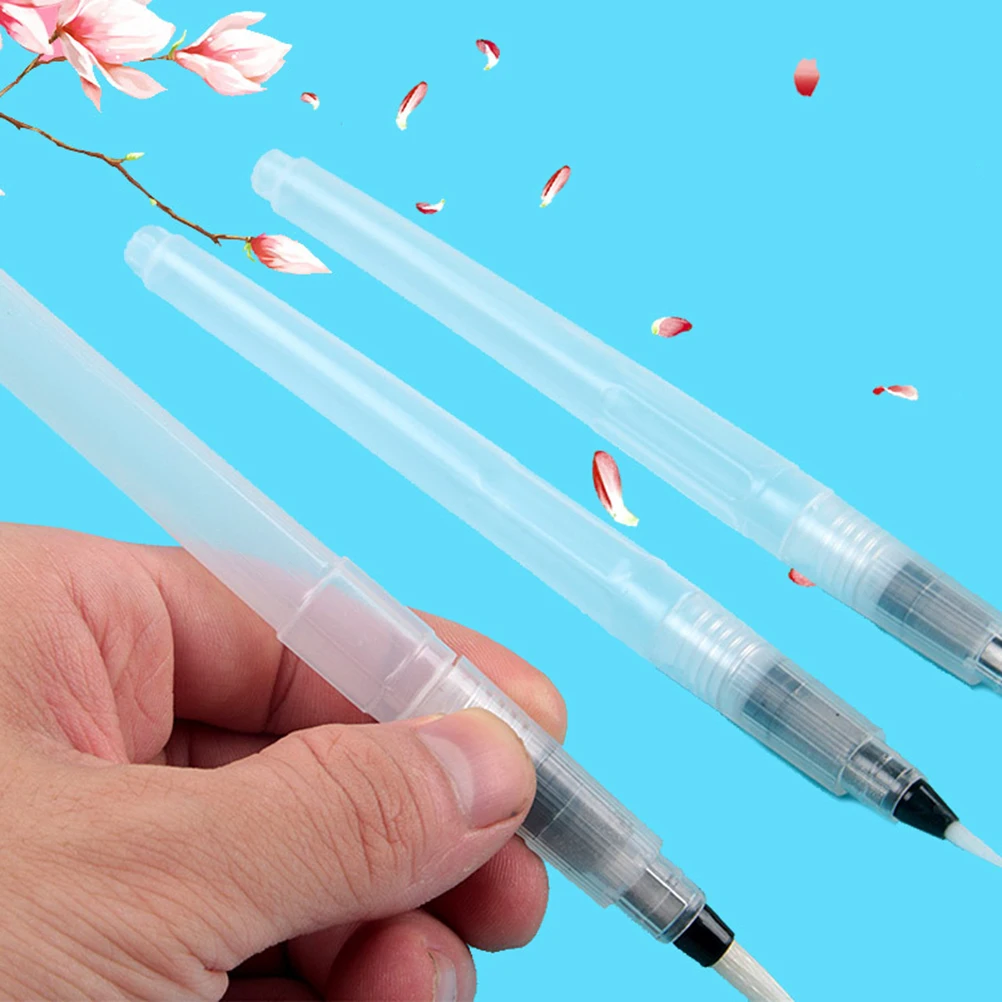 

6 Pcs Watercolor Paint Pens Lightweight Durable Drawing Hand Paintbrush Coloring Set for Artists Gifts Art Supplies