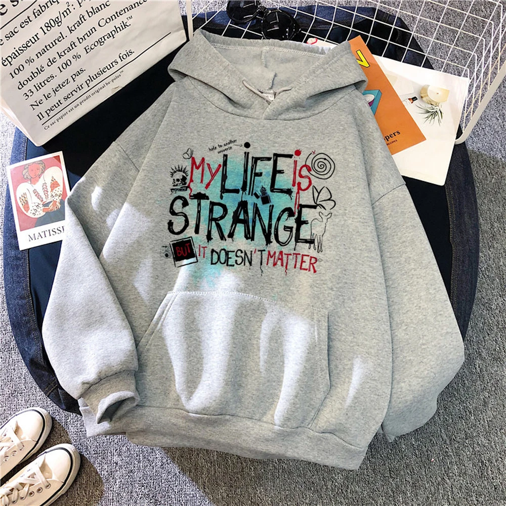 Life Is Strange hoodies women Korean style sweat y2k gothic Hooded Shirt female Kawaii sweatshirts