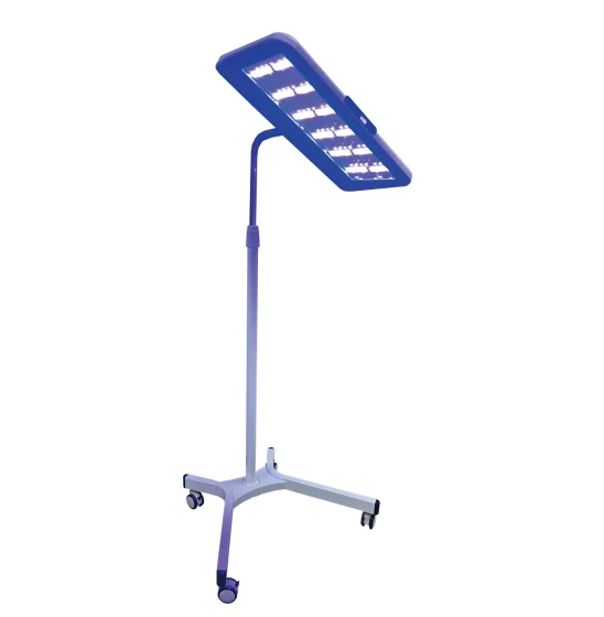 Hospital infant care equipment transcutaneous neonatal phototherapy unit with mobile Stand