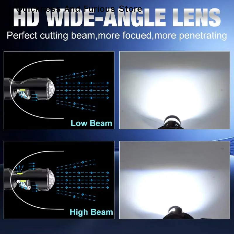 【MO】1Pcs CSP Moto LED H4 BA20D P15D Motorcycle Headlight Bulb Super Bright 1450LM Motos Accessories High Lo Beam Fog Light 12V