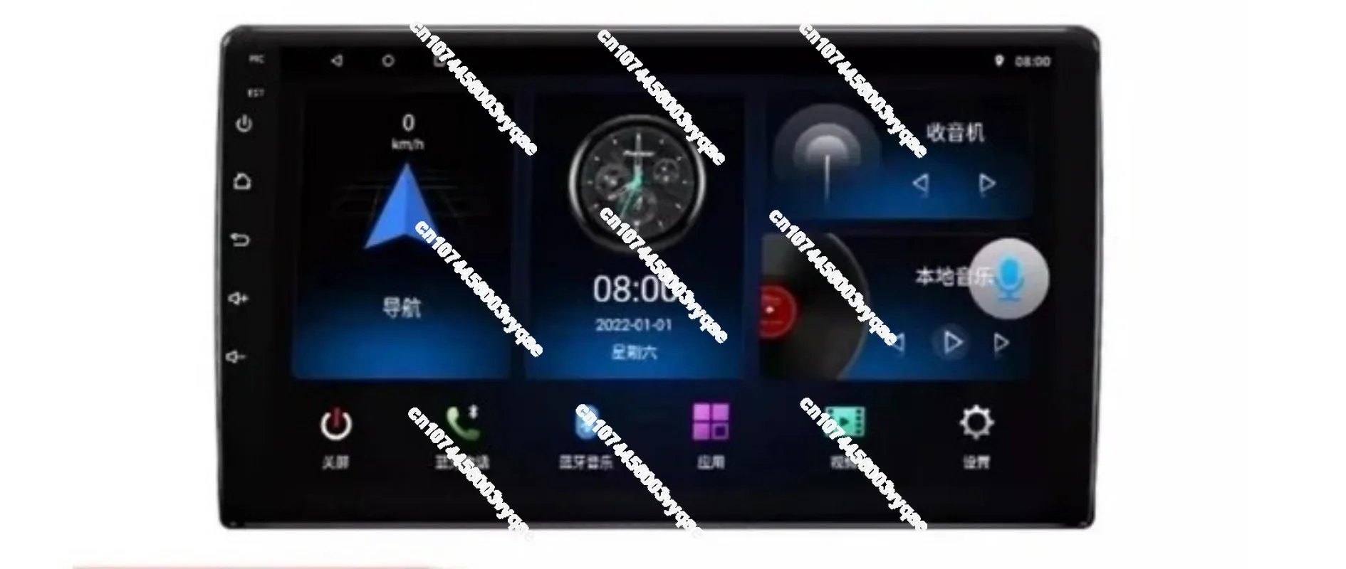 Android Large Screen Car Navigation Voice Control Mobile Phone Interconnection Wireless Carplay Hicar