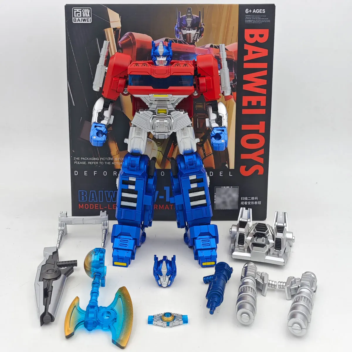 

[In stock] BAIWEI TW1035 TW-1035 Transformation Robot Car Model Set OP KO SS112 Action Figure Alloy Commander Deformation Toy