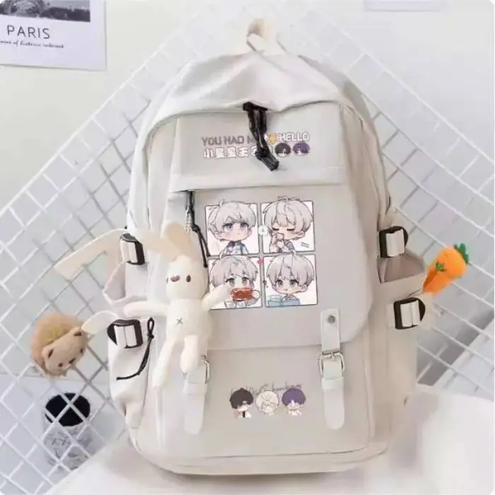 

Love And Deepspace Xavier Schoolbag Backpack High-Capacity Shoulder Bag Cosplay Student Teenage Gift B1649 Anime