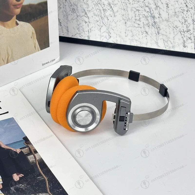 

Ретро-беспроводные наушники - складная стальная оправа, длительное время работы от батареи, портативное Hi-Fi звучание для путешествий