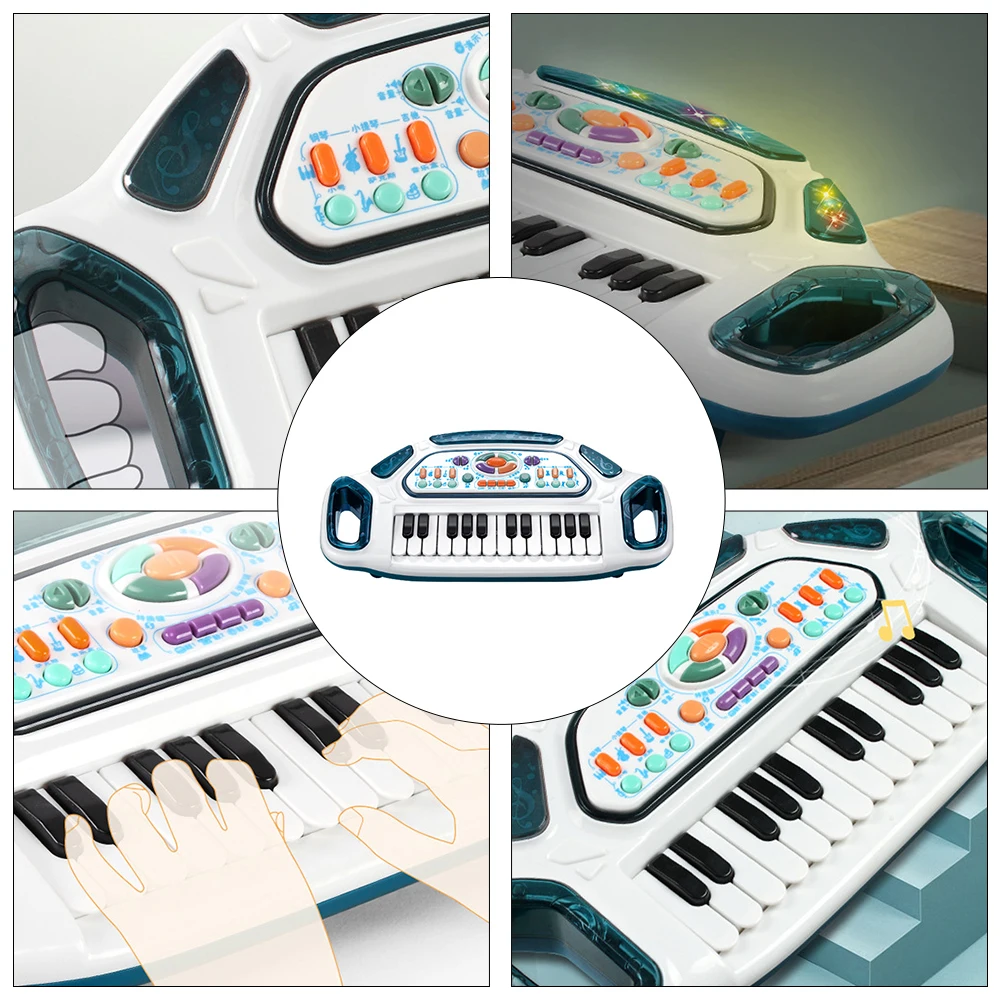 1 Zestaw Dziecięcego Instrumentu Muzycznego Elektryczne Piano Zabawka Wczesna Edukacja Interakcja Rodzic-Dziecko Elektryczne Piano Zabawka