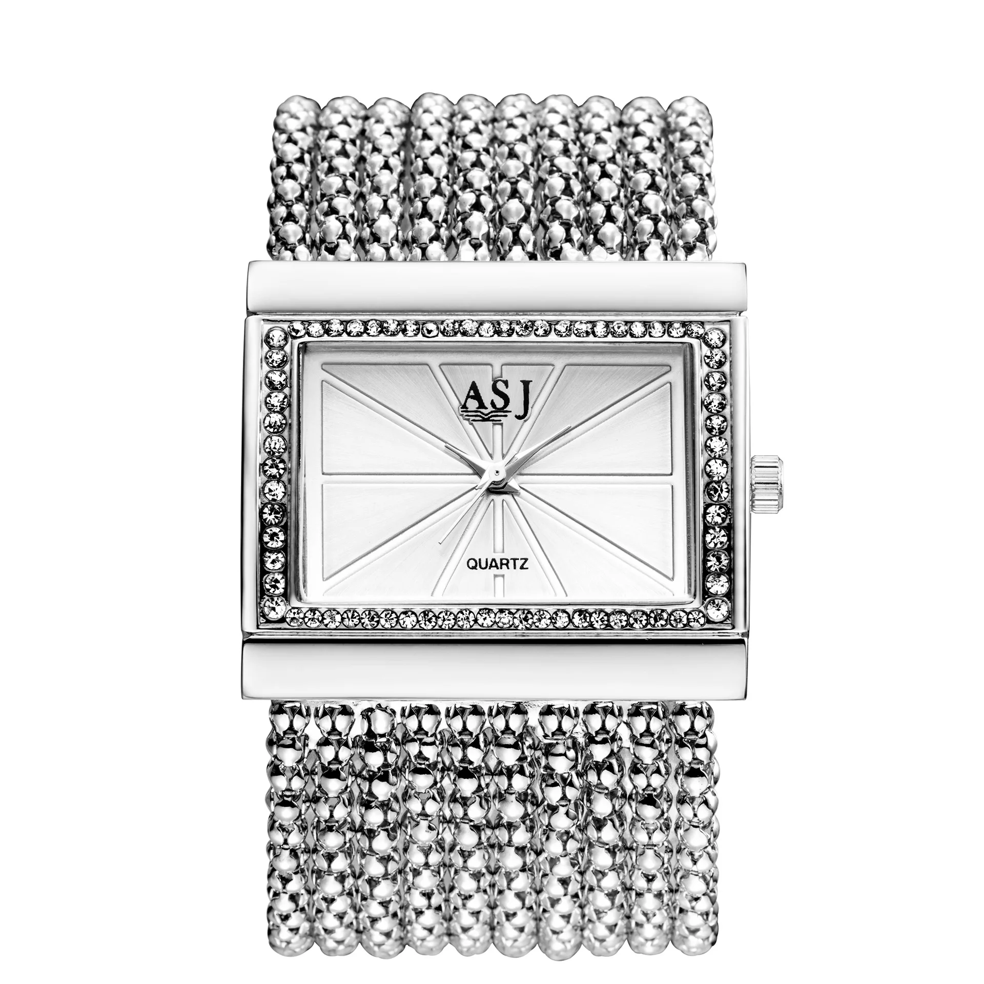 Edelstahl Damenmode Quarzuhren Luxusmarke Damen uhr Business Damen uhr Armband Armbanduhr