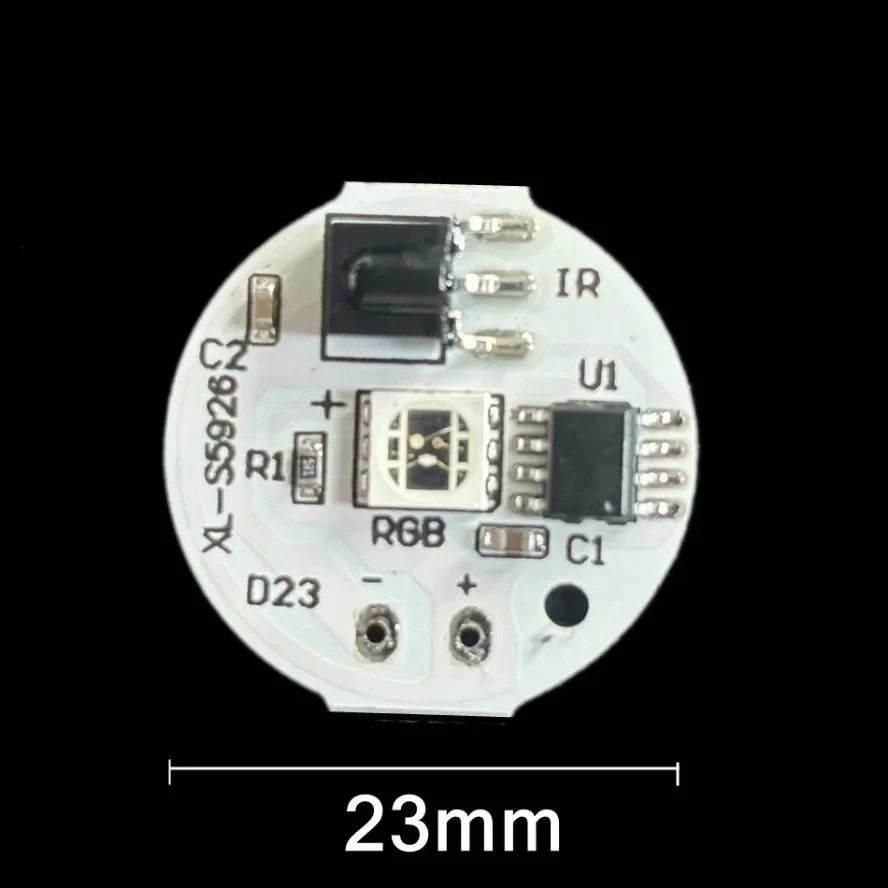5V RGB LED Lights Plate 4 Modes 16 Colors 6LEDs Lamp Board 2W Colorful Gradient Source IR 24-Key Wireless Remote Switch On/Off image 4