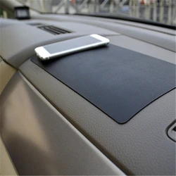 Big Car Dashboard Sticky Anti-Slip PVC Mat Silicone Anti-Slip Storage Mat Pads Non-Slip Sticky Pad For Phone Key Holder