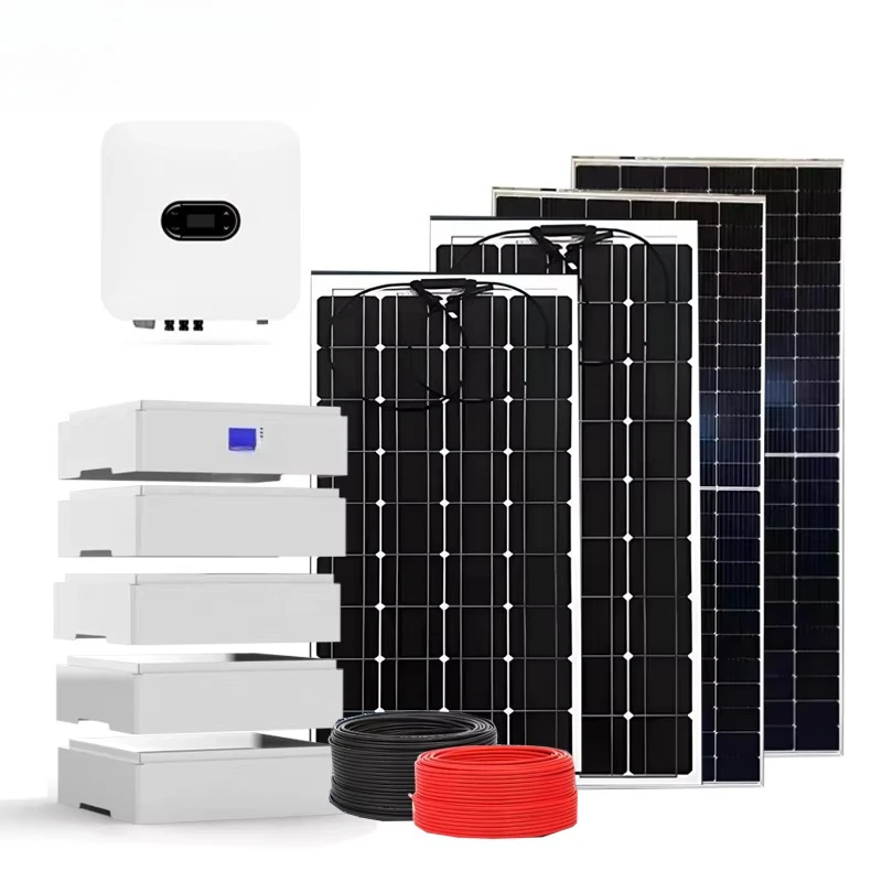 Factory Supply Complete Kit Residential Solar System 8-20kW with Deye Hybrid Inverter 230Vac and 48Vdc Battery Storage