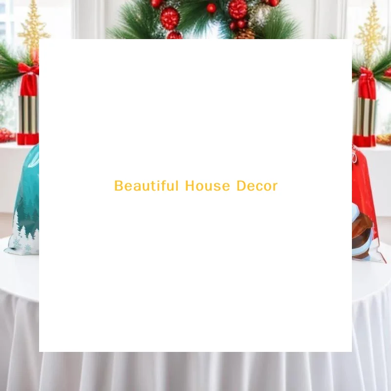 * New Hot Christmas Gift Bag Christmas Gift Bundle Packaging Bag 2027 Christmas Home Decoration Candy Cookie Packag Bag