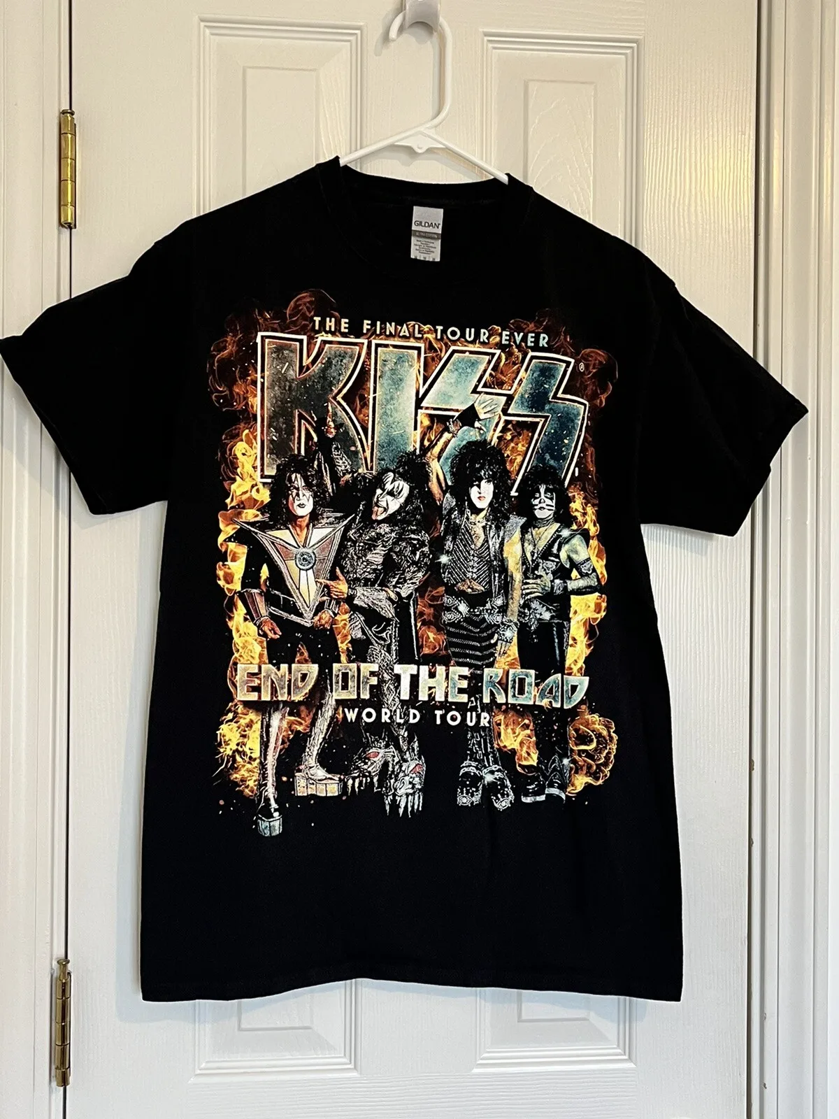 

Kiss End Of The Road World Tour T-shirt Men Adult Size M The Final Tour Ever