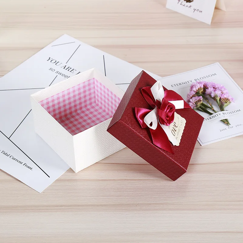 

Jewelry Display Earrings Earrings Box Necklace Holder Ring Square Box For Jewelry Keychain