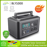 1024Wh Camping Portable Power Station 1000W (Peak 2000W) Lifepo4 Battery EU Warehouse Fast Shipping Emergency Energy