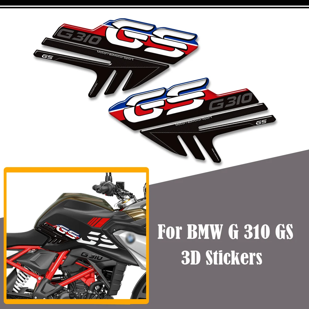 

2023 2024 2025 Adventure ADV Bike Tank Pad Gas Fuel Oil Knee Stickers Decals Protection 2017 - 2022 For BMW G 310 GS G310GS G310