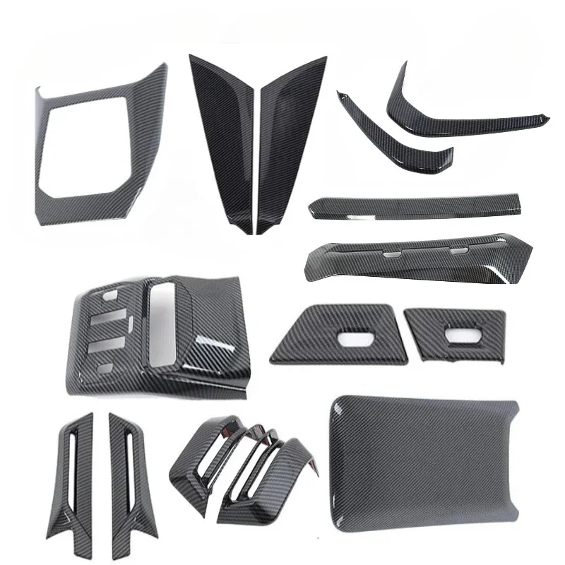

For BMW X3 G45 2025 ABS Carbon Fiber Car Gear Shift Panel Air Outlet Frame Cover Trim Interior Kit Car Accessories
