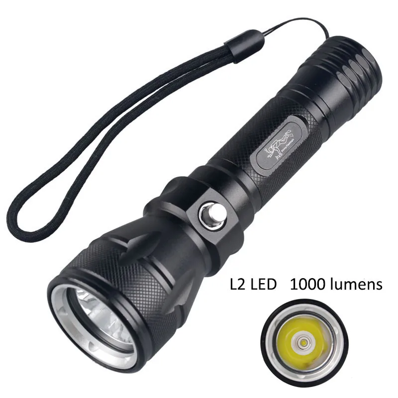 New Arrival ANYGO 10W Powerful Diving Flashlight Waterproof IP68 Scuba Dive Torch Professional Underwater Led Diving Lantern