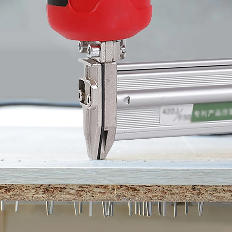 Electric Nailer Stapler With Nail 2600W Furniture Staple Gun For Wood Frame Carpentry Woodworking Construction Electric Tool F30