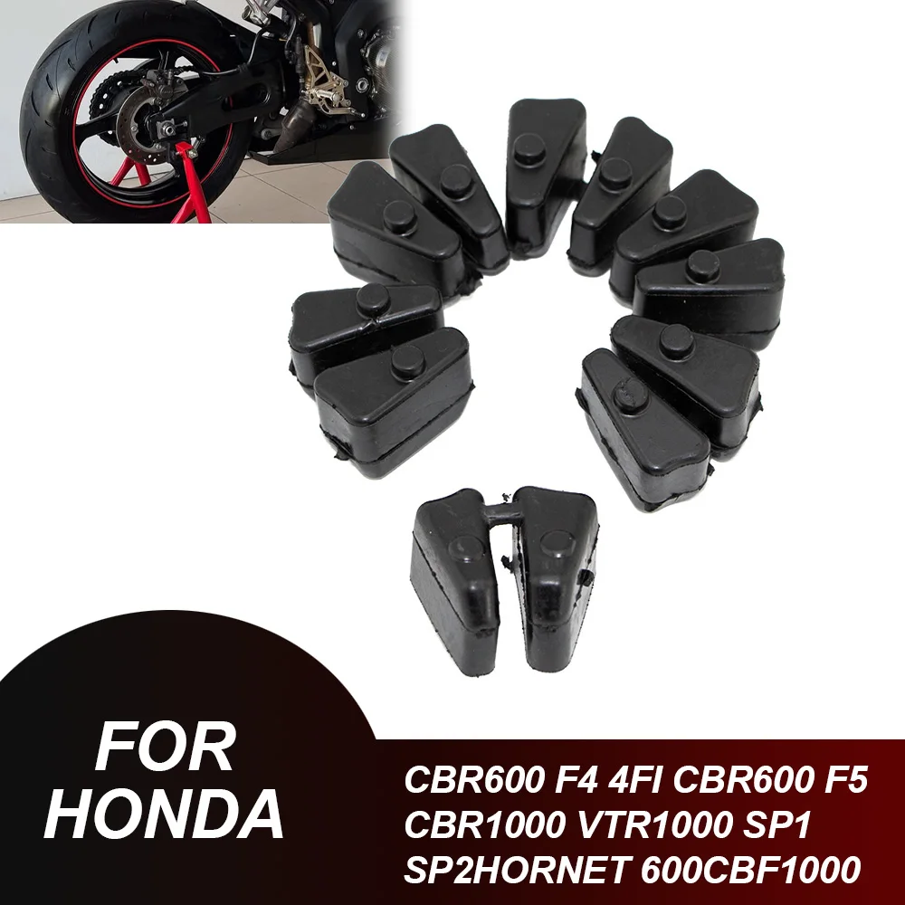 

6Pcs Motorcycle Rear Wheel Drum Rubber For Honda CBR600 CBR1000 F5 F4i VTR1000 CBF1000 XLR1000 Rubber Buffer 1998-2012