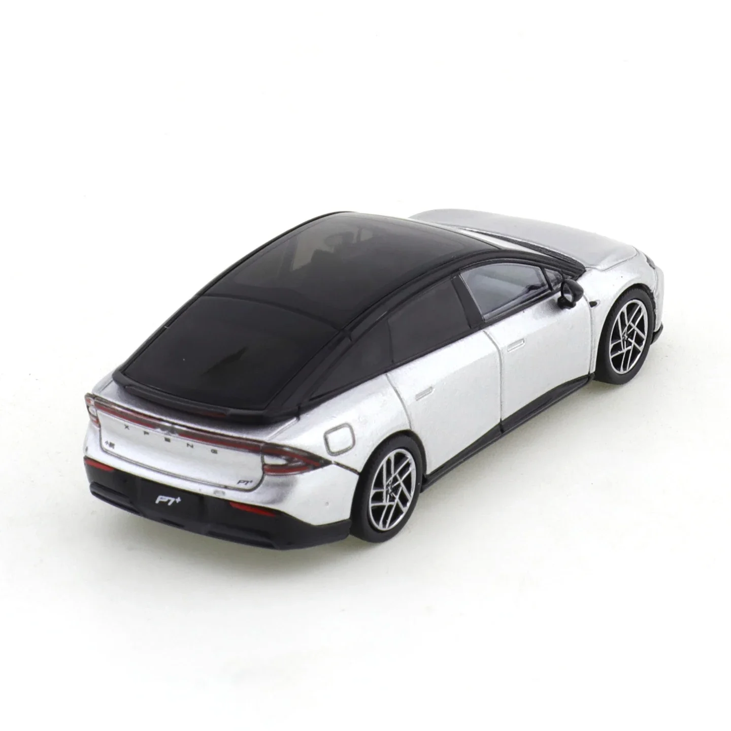 XCARTOYS 1:64 Xpeng P7+ New Energy Sedan T11-21 Colección de modelos de coches de aleación, juguete decorativo