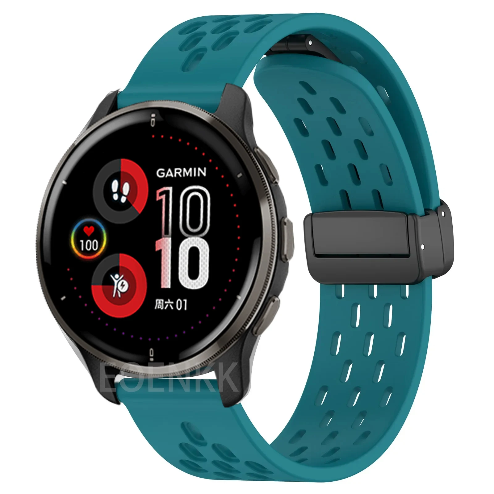 Correa de silicona para pulsera Garmin Venu 2 Plus/3/2/Venu SQ 2/Vivoactive 5/4/3, Forerunner 245 255 265 55, 22 y 20mm