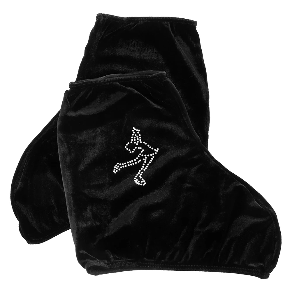 

1 Pair Skating Boot Cover Elastic Ice Skates Guards Outdoor Skates Covers Durable Polyester Protective Sleeve For Roller Hockey
