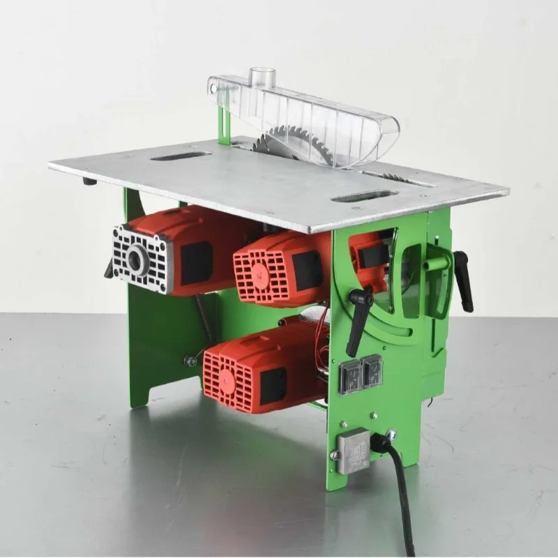 Woodworker child and mother saw liftable integrated chainsaw multi-function dust-free flip-chip precision