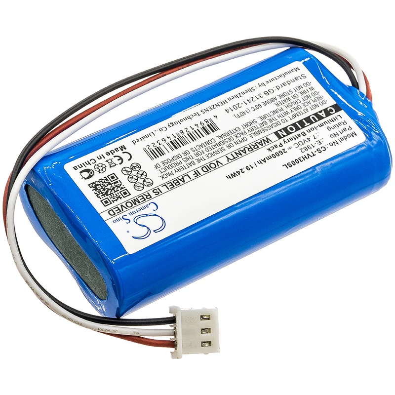 Televes H30FLEX H30 FLEX +TOOL용 7.4V 2600mAh 배터리 E-1982