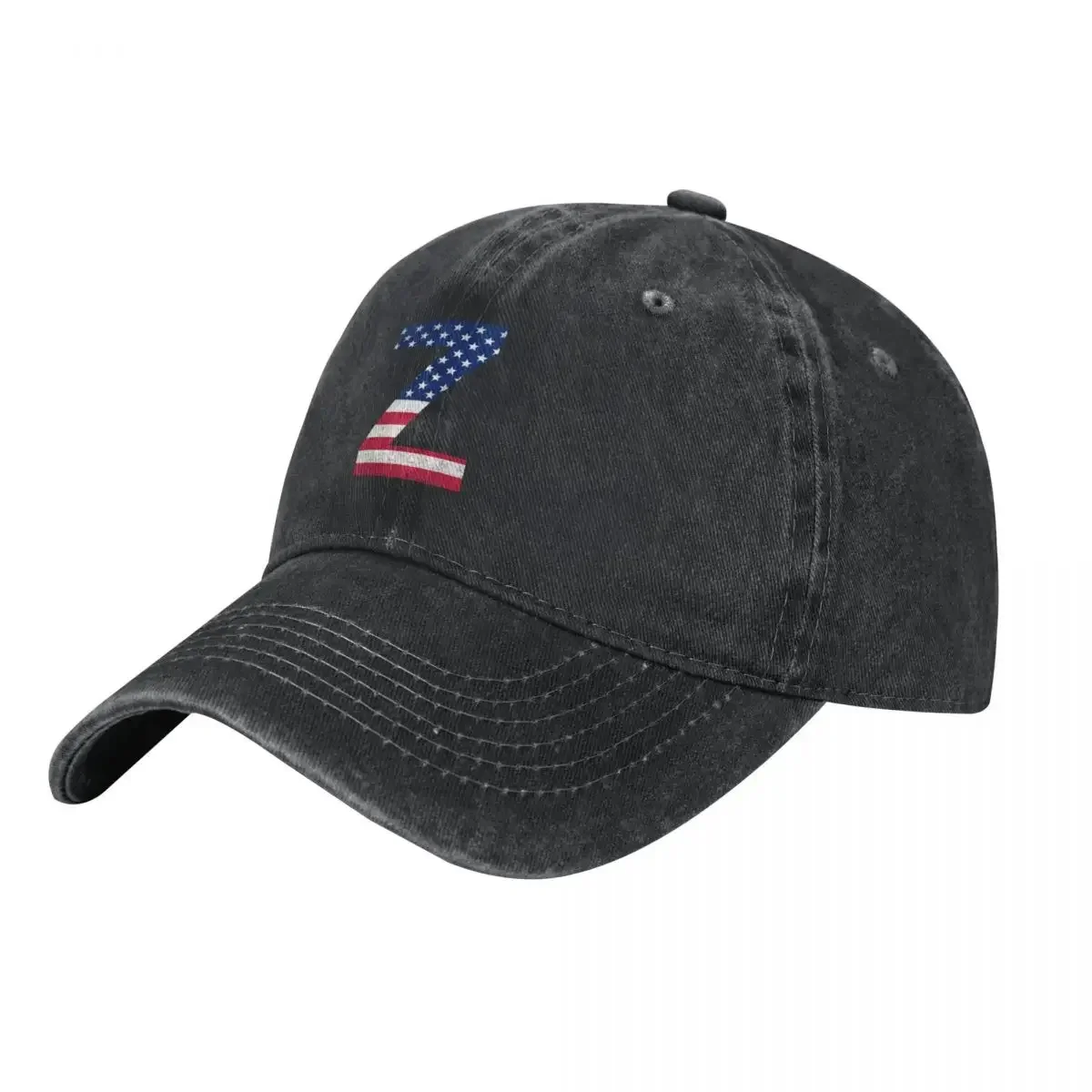 

Vintage Letter Z Capital Alphabet American Flag Z Gift Baseball Cap Kids Hat Hip Hop Golf Hat Man Anime Woman Men's