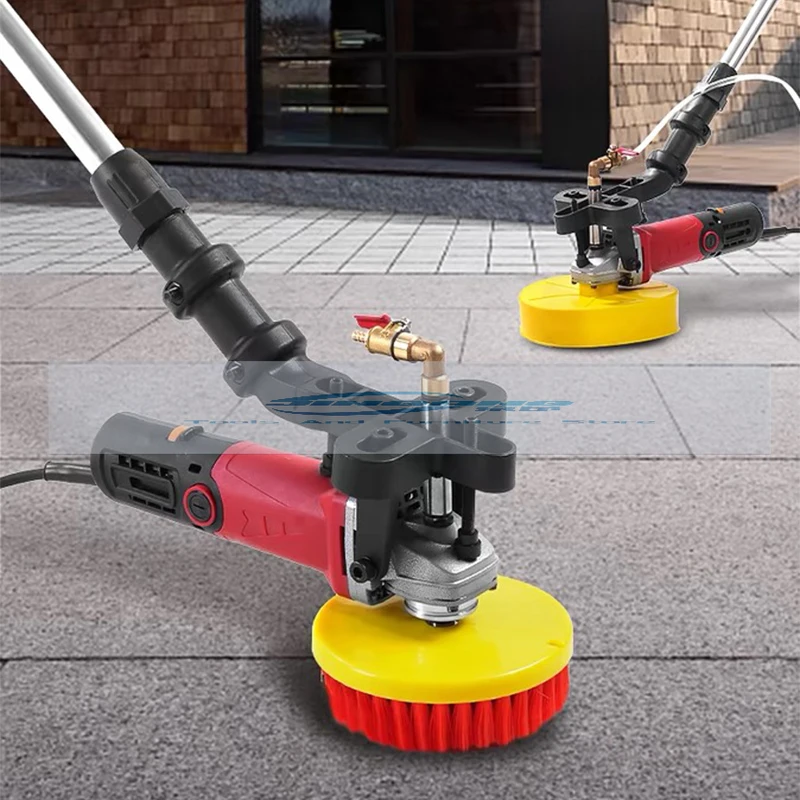 860W Multifunctional Electric Concrete Floor Scrubber Floor Cleaning Tool Handheld Marble Tile Cleaning Equipment