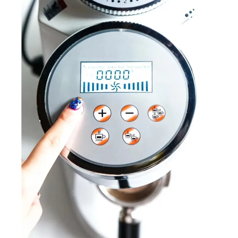 

Professional electric espresso grinder with dose setting