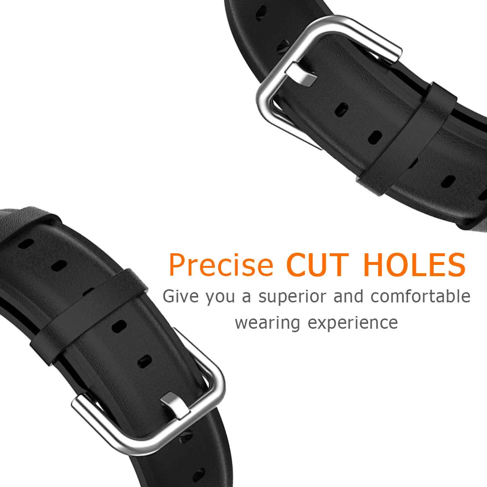 For Fitbit Versa 4 Band Strap Soft Leather Wrist Waterproof Replacement WatchBand For Fitbit Versa 3 Sense 2 Smart Accessories